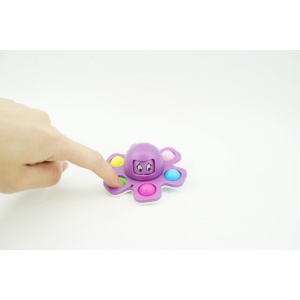 Jucarie Pop It, Flippy, Fidget Toy, antistres, senzoriala, Mov - Img 3