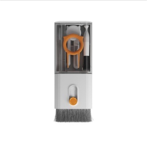 Kit Multifunctional de Curatare Produse Electronice 10in1, Flippy, pentru Laptop, Tastatura, Telefon, Casti, Camere, Alb - Img 1