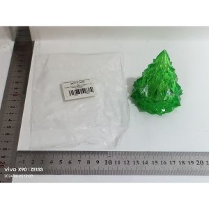 Lampa de Veghe, Flippy, Model IceBerg, Lumina Calda, cu Baterii, Verde, 6.5x8 cm - Img 2