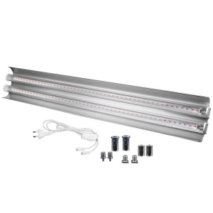 Lampa dubla pentru cresterea plantelor Flippy, 50 cm, T5, tehnologie LED, nu afecteaza plantele, potrivit pentru intregul ciclu de crestere, multicolor - Img 5