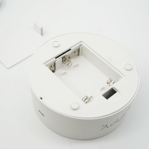 Lampa LED decorativa, Flippy, 3D, Meduza, din material acril si lumina multicolora, alb - Img 6