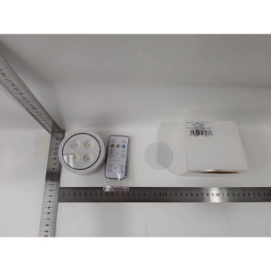 Lampa Led Flippy, Fara Fir, cu Baterii, 3 Culori de Lumina, cu Telecomanda, din Plastic, Alb - Img 9