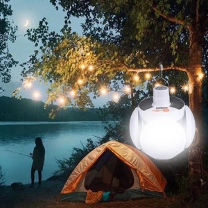 Lampa solara cu 25 LED-uri, pliabila, prindere carlig cu 5 moduri de iluminare, Flippy - Img 6