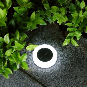 Lampa solara LED, sub forma de cerc, pentru gazon sau gradina, Rezistenta la apa, Flippy, Alb rece - Img 4