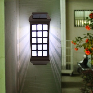 Lampa solara LED tip Felinar pentru perete Flippy, 23 x 9 cm, 1.2V, ABS, 600mAh, rezistent la apa, alb rece - Img 6