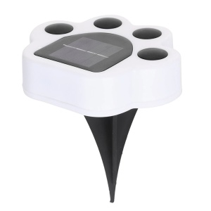 Lampa solara LED, Tip laba de urs, pentru gazon sau gradina, Rezistenta la apa, Flippy, Alb rece - Img 5