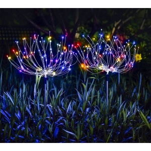 Lampa solara sub forma de artificii, 120 LED-uri, multicolor, Flippy - Img 4