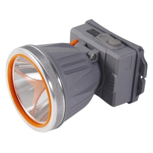 Lanterna LED de Montat pe Cap, Flippy, cu Raza Lunga de Zoom, Reincarcabila USB, Far Telescopic, Rezistent la Apa, Reglabil, pentru Pescuit in Aer Liber, Camping, Lumina Puternica, Lanterna, 10.5x8x6.5 cm, Gri - Img 1