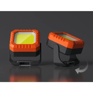 Lanterna Tip Breloc, Flippy, 5 Moduri de Luminat, Incarcare USB Tip C, 5W, Impermeabila IPX5, 500 lm, COB, Portocaliu - Img 6