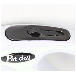 Lesa Automata Retractabila, Flippy, pentru Caini, 3m, 20 kg, ABS, Negru/Bleu, 8x12x4 cm - Img 6