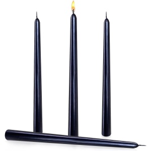 Lumanare Decorativa, Flippy, pentru Masa, 25 cm, din Parafina, fara Fum, Ardere 7.5h, Negru - Img 5