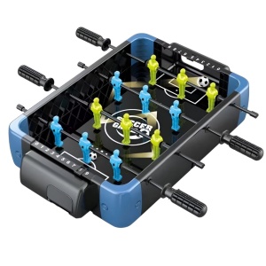 Masa de Joc 5in1 Flippy, cu Teren Schimbabil de Fotbal, Basket, Bowling, Curling si Hockey, cu Tablou Scor, din ABS, 47.5x32x8.5 cm, Design Multicolor, pentru Copii/ Adulti