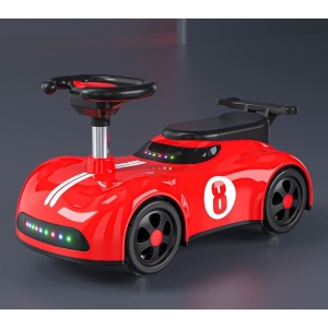 Masina pentru Copii, Flippy, 1-3 ani, Impingere, Bluetooth, Muzica, din ABS, 4 Roti, Inaltime Sezut 22 cm, Rosu - Img 2