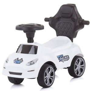 Masinuta de impins Chipolino Turbo white cu maner - Img 2