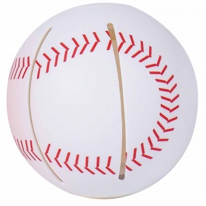 Minge UFO baseball Flippy cu deformare, diametru 8 cm, 3 ani +, lumini LED interactiva, minge magică OZN zburator, minge zburătoare, Alb - Img 1