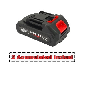 Mini fierastrau DDT-CRISTAL, 24V, 2Ah, Lama siLant 6", 2 acumulatori, Incarcator, valiza de transport - Img 3