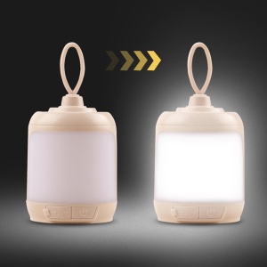 Mini Lampa LED de Camping, Flippy, pentru Aer Liber, Reincarcabila USB Type C, 3 Trepte de Lumina, Portabila, 13.8 x 6.5 cm, 5V, Alb - Img 6
