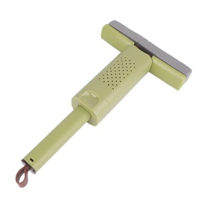Mini Mop, Flippy, Pentru Uz Casnic, Sistem Autostoarcere, Portabil, Mop cu Burete, Rotire 180°,15 x 27.5 cm, Verde - Img 11