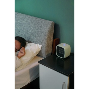 Mini radiator electric portabil Flippy, 800 W, 2 trepte, 150x120x175 mm, verde - Img 6