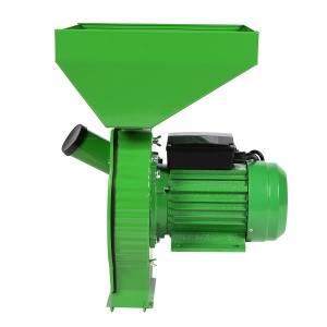 Moara cereale si stiuleti Micul Fermier cu suport, motor 3.9 Kw, 20 ciocanele, 4 site, sac, surubelnita si perie, cuva mare, 320 kg/h - Img 4