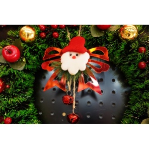 Ornament brad, Flippy, Funda cu clopotei, Rosu, Lucios, 15*20CM, Acril, Interior/ Exterior - Img 6