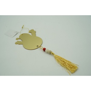 Ornament brad, Flippy, Om de zapada, Auriu, Lucios, 10*23CM, Acril, Interior/ Exterior - Img 5