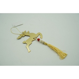 Ornament brad, Flippy, Ren, Auriu, Lucios, 10*25CM, Acril, Interior/ Exterior - Img 10