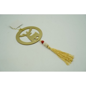 Ornament brad, Flippy, Ren, Auriu, Lucios, 8*25CM, Acril, Interior/ Exterior - Img 10