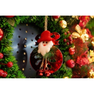 Ornament brad, Flippy, Rotund cu clopotei, Rosu, Lucios, 15*20CM, Acril, Interior/ Exterior - Img 8