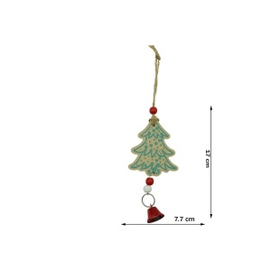 Ornament de brad bradulet, Flippy, multicolor, lemn, 17 cm - Img 6