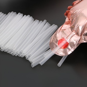 Pai din Plastic, pentru Umflarea Baloanelor din Folie, Flippy, 8 cm, Transparente - Img 3