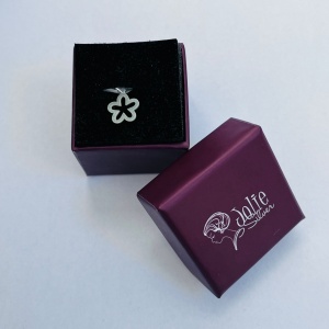 Pandantiv din Argint 925 Jolie Silver, Model Floare contur, 15 x 10 mm, 0.5 g - Img 7