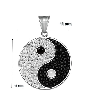Pandantiv din Argint 925 Jolie Silver, Model Ying si Yang, 11 x 11 mm, 1.2 g - Img 4