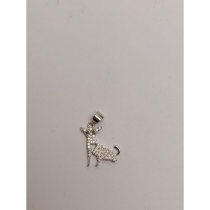 Pandantiv, Jolie Silver, Argint 925, Model Catel cu Inima, 1.5 G, 1.8 x 1.7 Cm - Img 2
