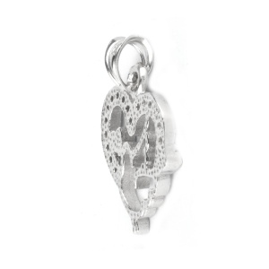 Pandantiv, Jolie Silver, Argint 925, Model Inima cu Porumbel, 20 x 15 mm, 1.5 g - Img 3