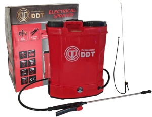 Pompa de stropit cu acumulator DDT Profesional 12 L, 12 V, 2.3 MPA, Complet accesorizata + Atomizor portabil - Img 3