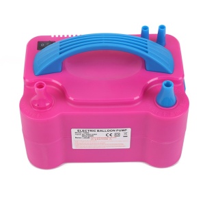 Pompa Electrica Pentru Umflat Baloane, 600 W, Roz cu albastru, - Img 8