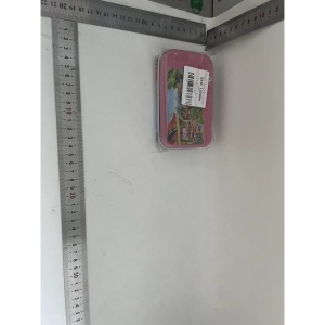 Puzzle 60 de Piese din Lemn in Cutie Metalica, Flippy, Model Cei Trei Purcelusi, Educativ, Dezvoltare Abilitati Cognitive, pentru Prescolari, 22.5x13.5 cm, Multicolor - Img 2