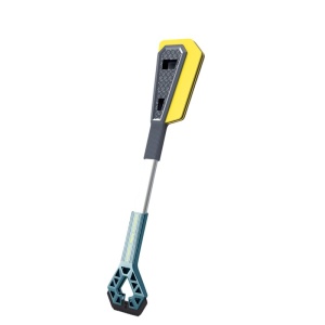 Racleta Auto pentru Zapada cu Doua Capete, Flippy, Universala, Deszapezire Masina, cu Maner Lung, Ergonomica, Detasabila, pentru Geamuri si Caroserie, Usor de Utilizat, 67x12.5 cm, Albastru - Img 1