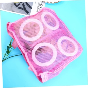 Sac pentru Spalare Incaltaminte, Flippy, pentru Masina de Spalat, 28x24.5x8 cm, Roz - Img 4