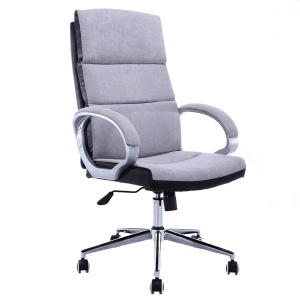 Scaun de birou directorial US109, gri, 62x71x112-122 cm - Img 1