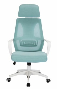 Scaun de birou directorial US131 mesh, Verde Menta, 63×59×115/125 cm, UnicSpot - Img 2
