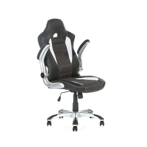 Scaun de birou directorial US22 Space, negru, 70x66x118-130 cm - Img 3