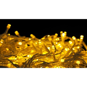Sectiune de Craciun Flippy® Tip Turturi, 8 jocuri de lumini Sectiu 5 m, 143 LED-uri, Interconectabila, Fir Alb, Alb Cald - Img 5