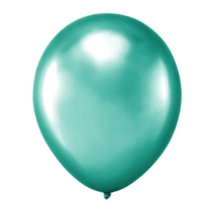 Set 10 Baloane din Latex, Flippy, Model Party Confetti, 5 x Confetti, 5 x Turcoaz, 25 cm, 2.2g - Img 3