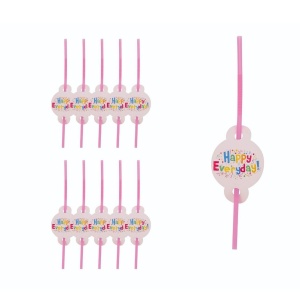 Set 10 Paie, Flippy, Model Happy Everyday, 31 x 16 cm, Multicolor - Img 3