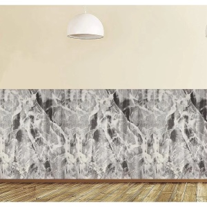 Set 10 Placi Tapet 3D, Flippy, 70 x 70 cm, Grosime 3 mm, din Rasina, Tip Placi de Lemn, Suprafata Acoperita 4.9 mp, Gri Marmorat - Img 3
