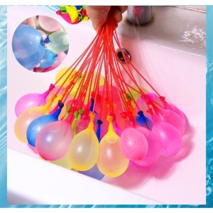 Set 111 Baloane din Latex, Flippy, Aqua Party, Sistem de Umplere Rapida, 10 cm Diametru, Multicolor - Img 3