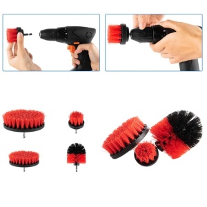 Set 12 Accesorii pentru Curatare Auto, Flippy, Interior si Exterior, Rosu - Img 3