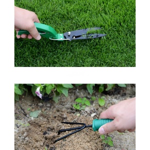 Set 12 Unelte de Gradina, Flippy, pentru Plantare Prelucrare Sol si Ingrijire Plante, Material PVC si Cardboard, Cutie Inclusa, 37x28 cm, Verde - Img 4